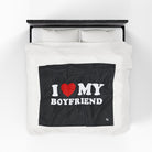 I Love My Boyfriend | Mix & Match Soft Fun-Flirty Lovers’ Blankets