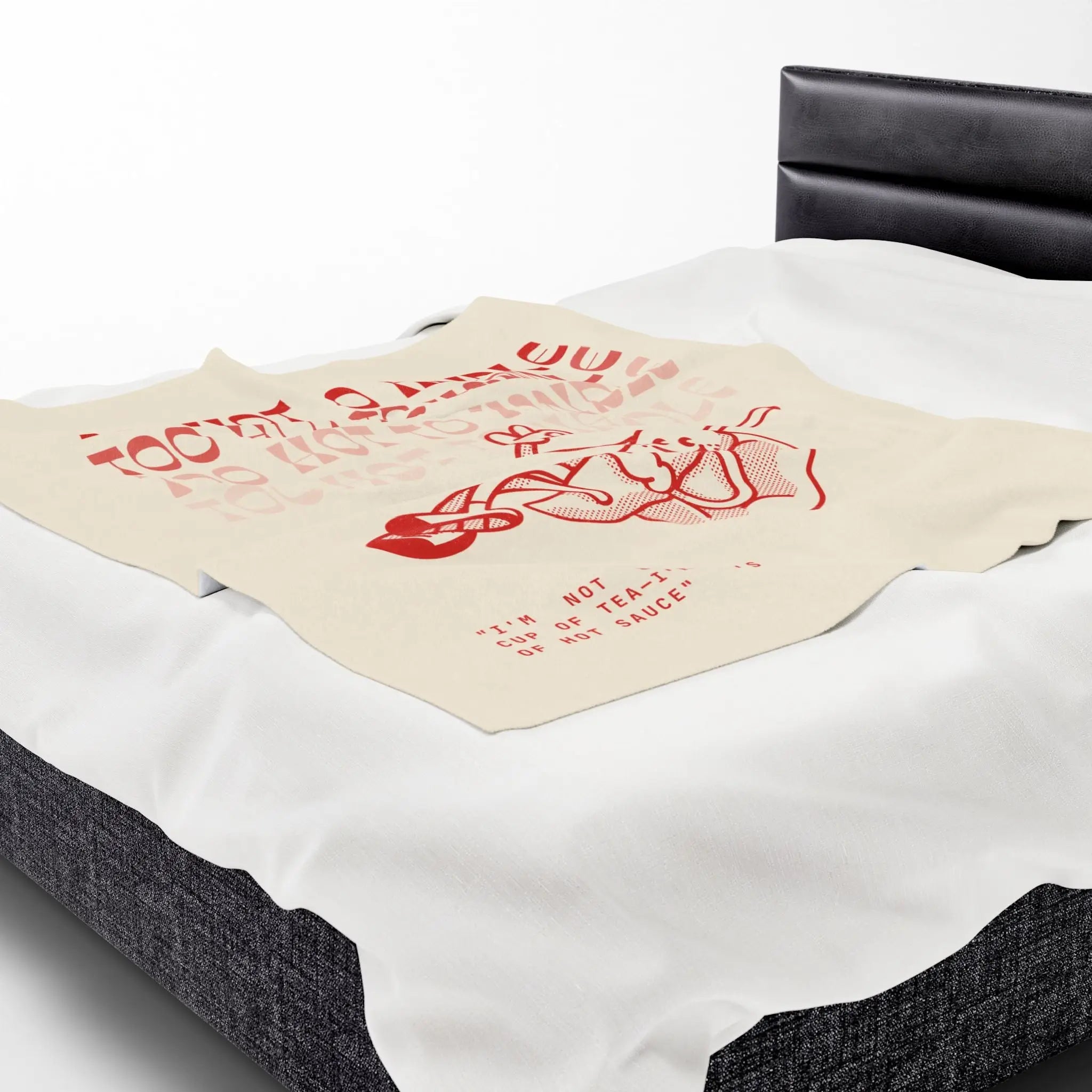 too Hot to Handle Pepper | Mix & Match Soft Fun-Flirty Lovers’ Blankets