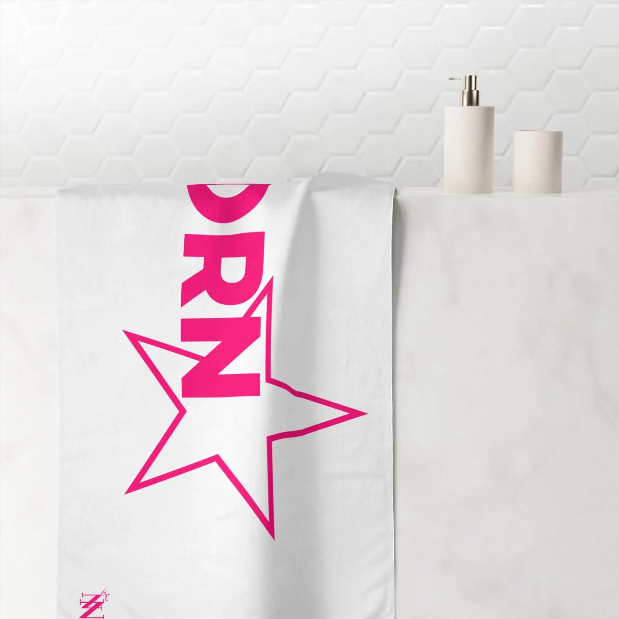 Pink Porn Star | Mix & Match XL Fun-Flirty Lovers’ Towels