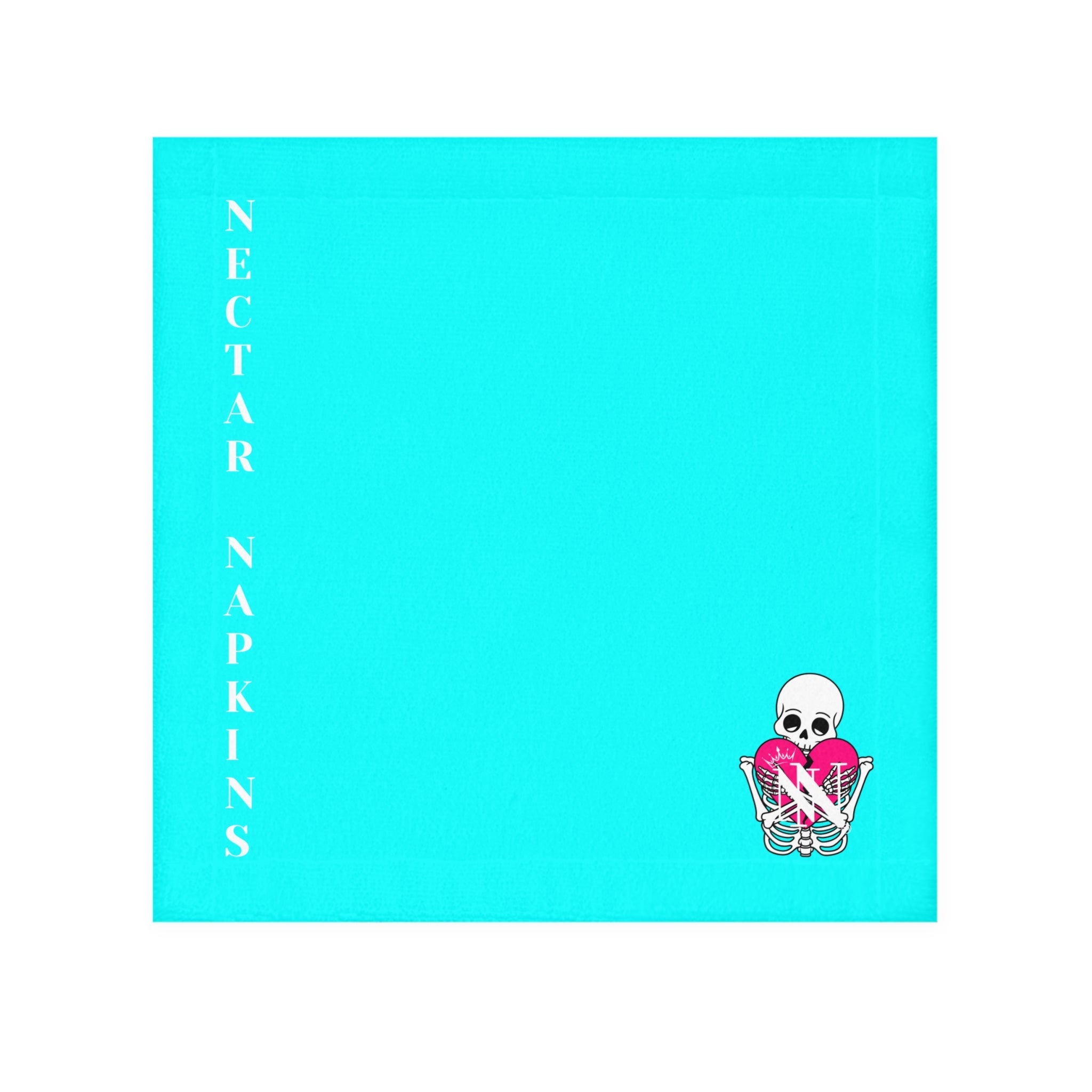 Nectar Napkins Brand Neon Blue Microfiber Cum Rag
