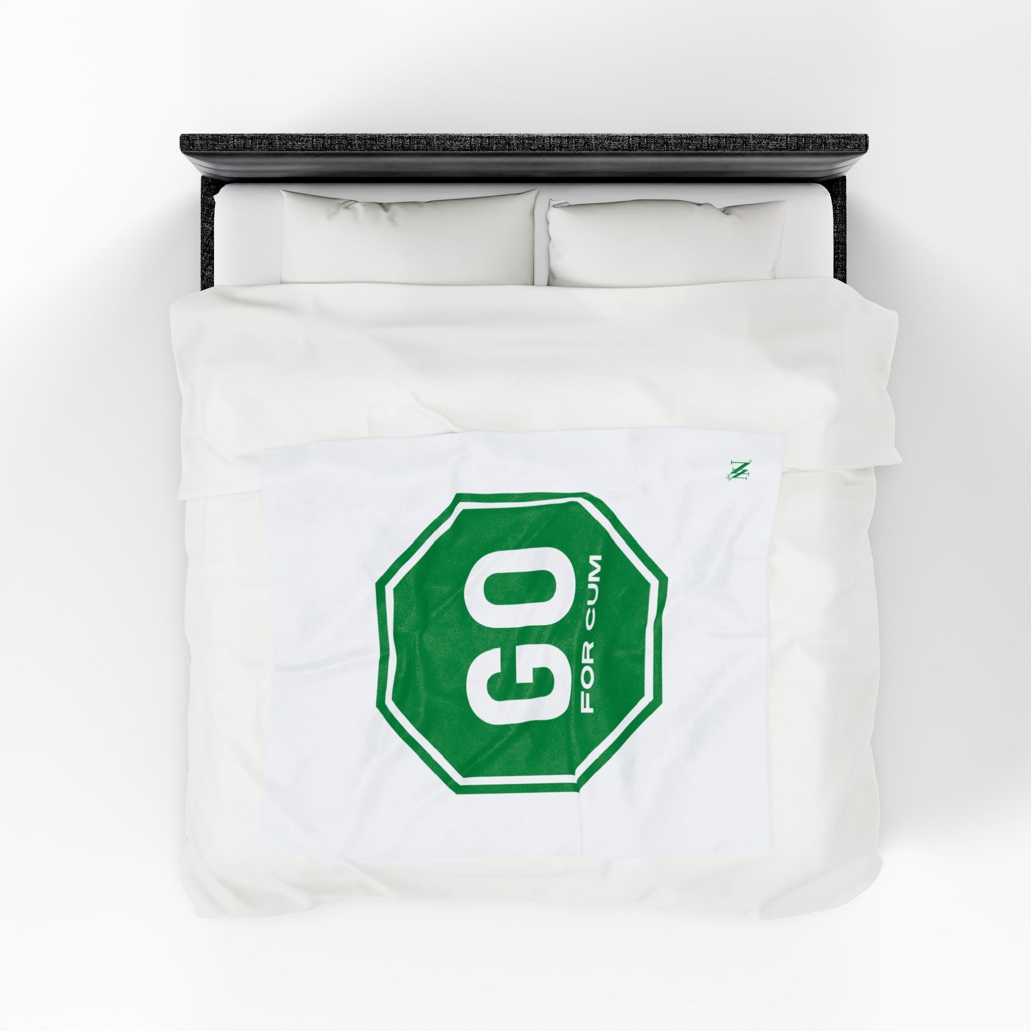 Go For Cum Sign | Mix & Match Fun-Flirty Lovers’ Blankets