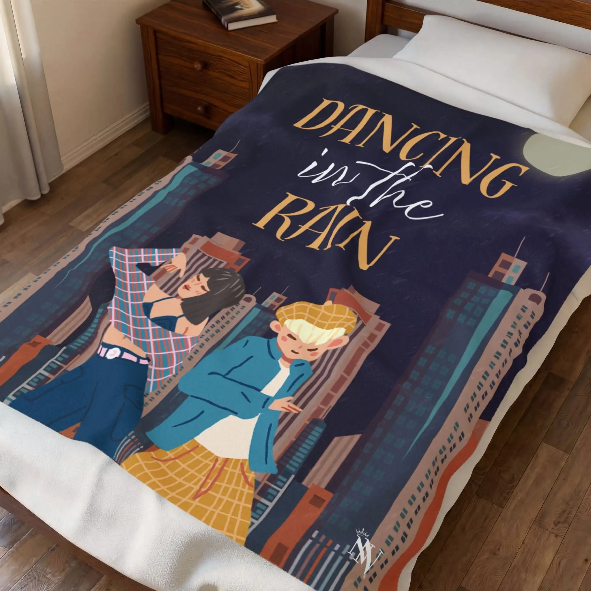 Dancing in the Rain | Mix & Match Soft Fun-Flirty Lovers’ Blankets