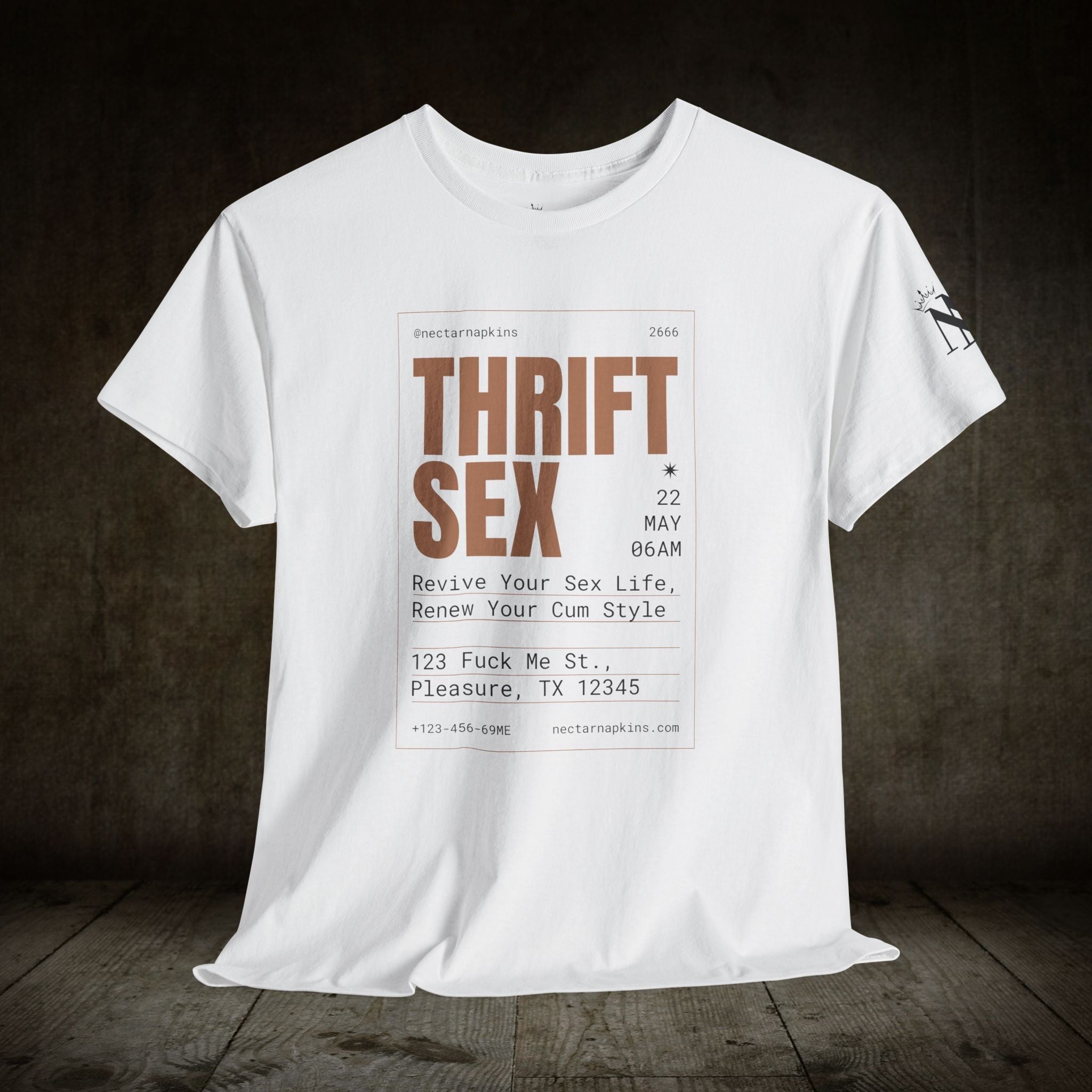 Thrift Sex | Mix & Match 100% Cotton Unisex Fun-Flirty Lovers’ Tees