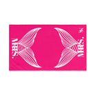 Mrs. Mrs. Mermaid Shareable Sides Signature Pink Cum Towel