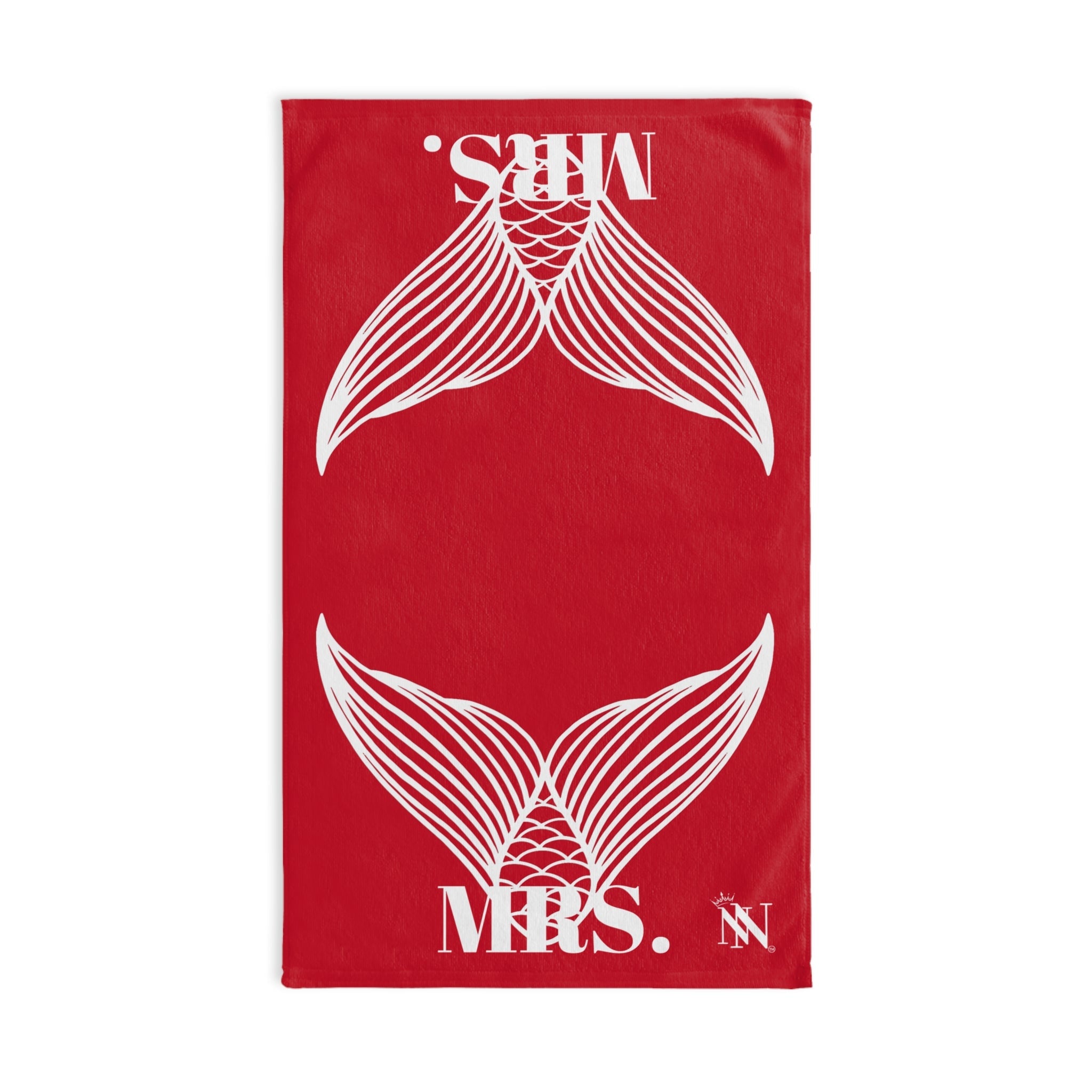 Mrs. Mrs. Mermaid Shareable Sides Red Cum Towel