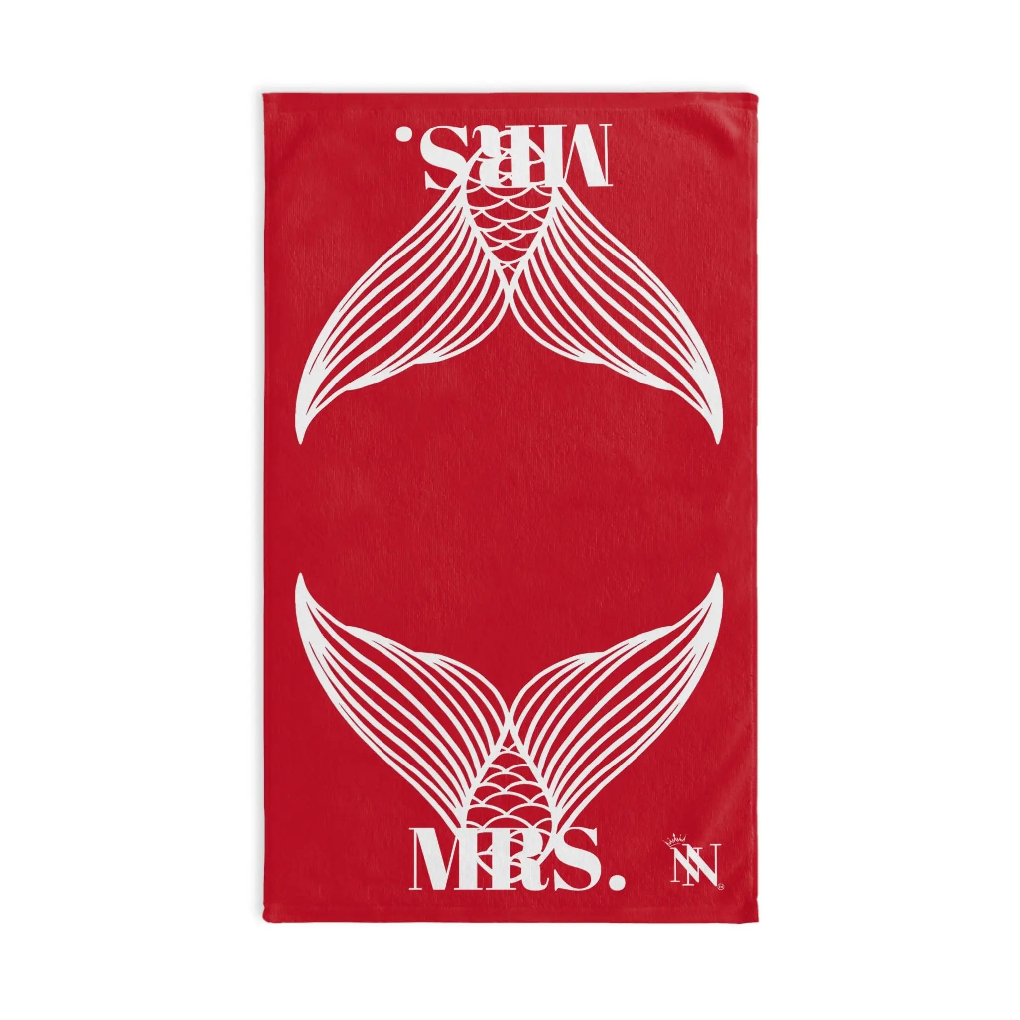 Mrs. Mrs. Mermaid Shareable Sides Red Cum Towel