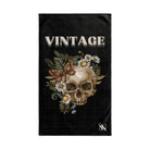 Vintage Floral Skull | Mix & Match Original Fun-Flirty Lovers’ Towels