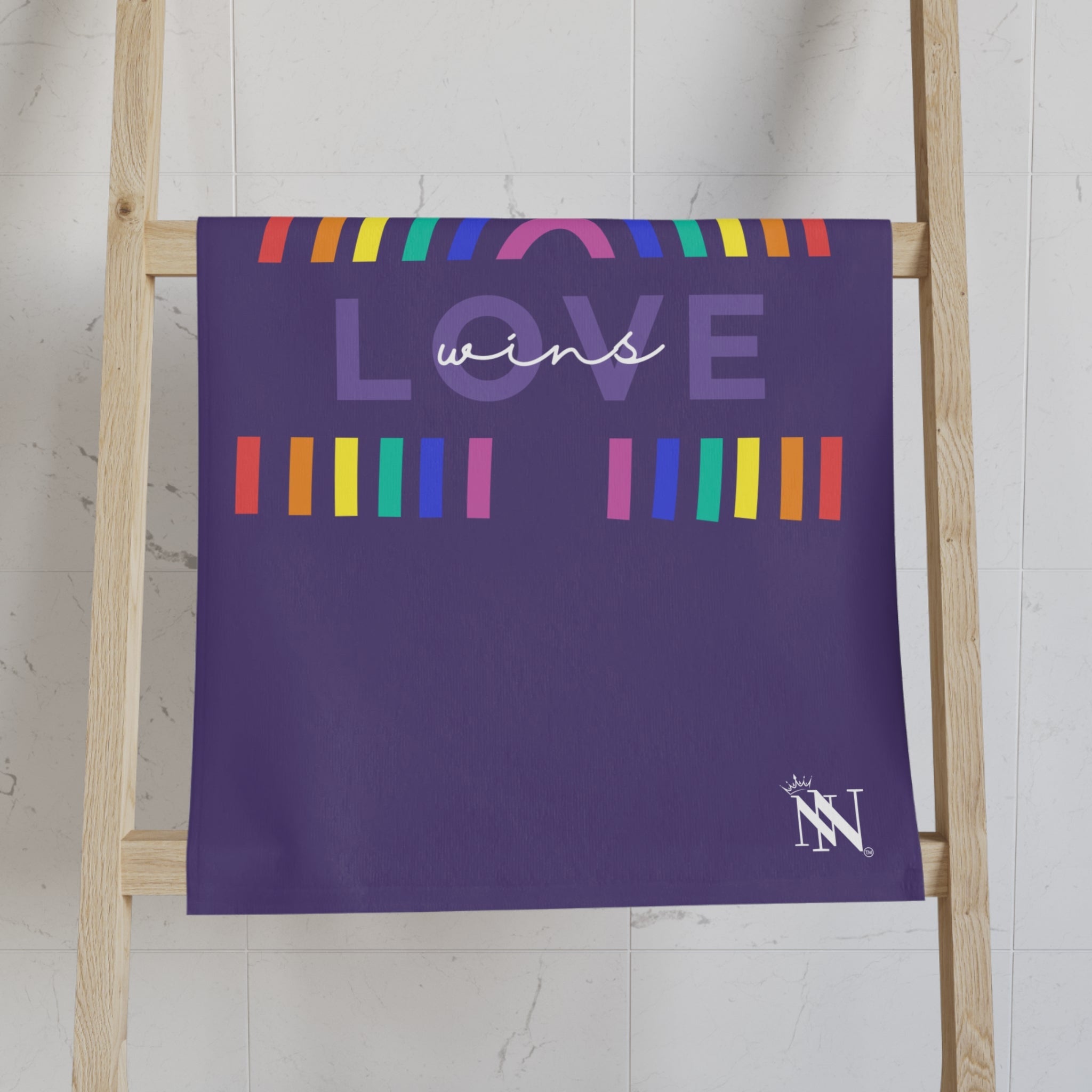 Love Wins Rainbow | Mix & Match Classic Fun-Flirty Lovers’ Towels