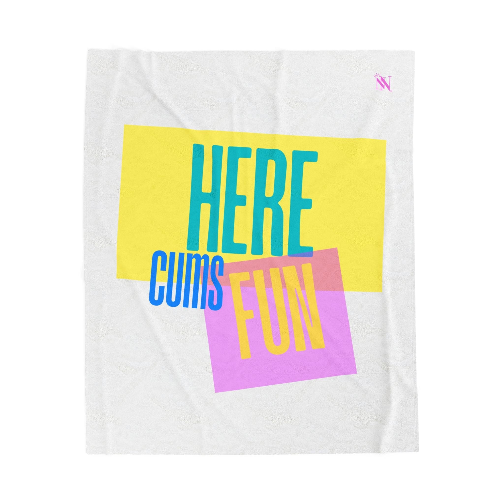Here Cums Fun | Mix & Match Soft Fun-Flirty Lovers’ Blankets