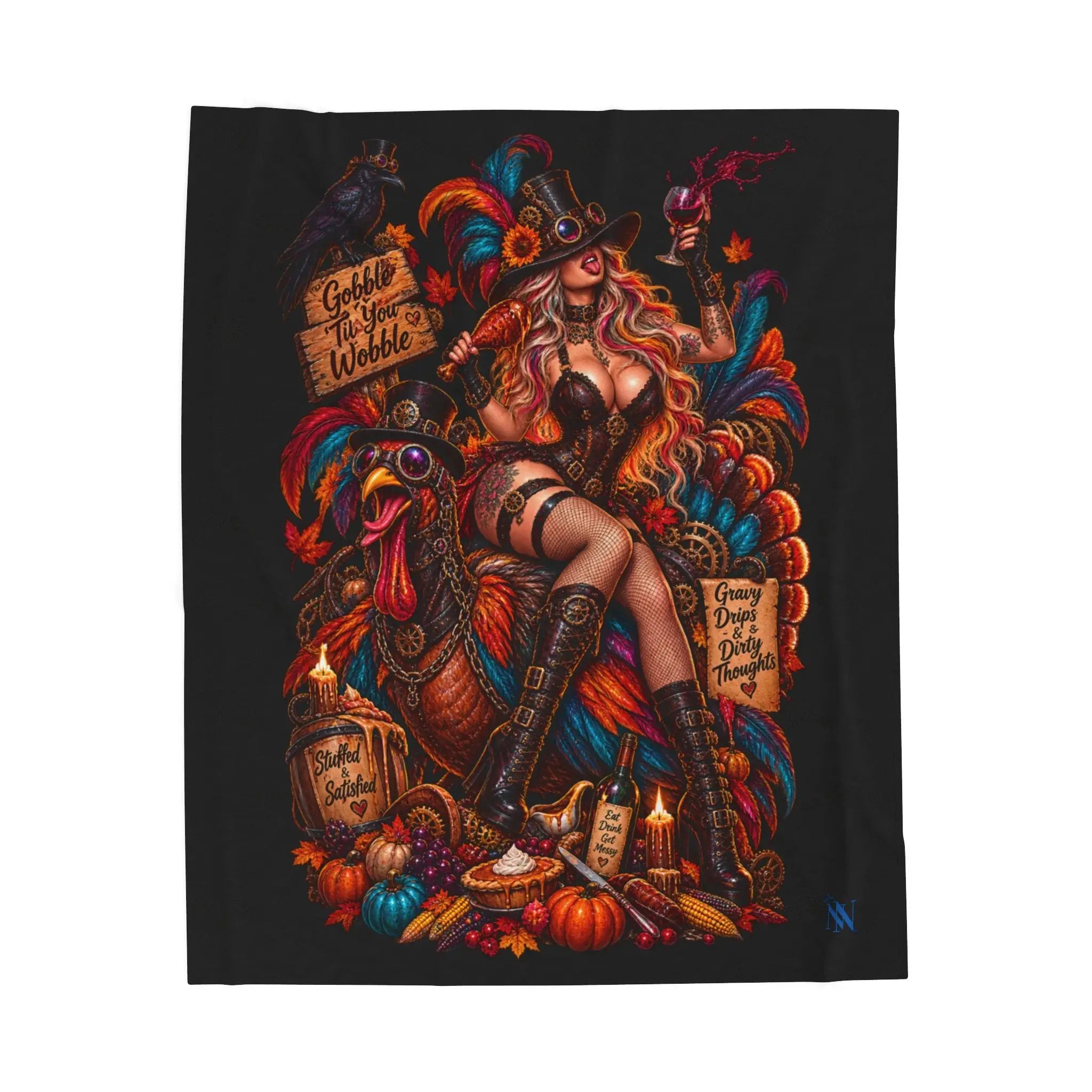 Thanksgiving Fall Wicked Fantasy Lovers’ Blanket