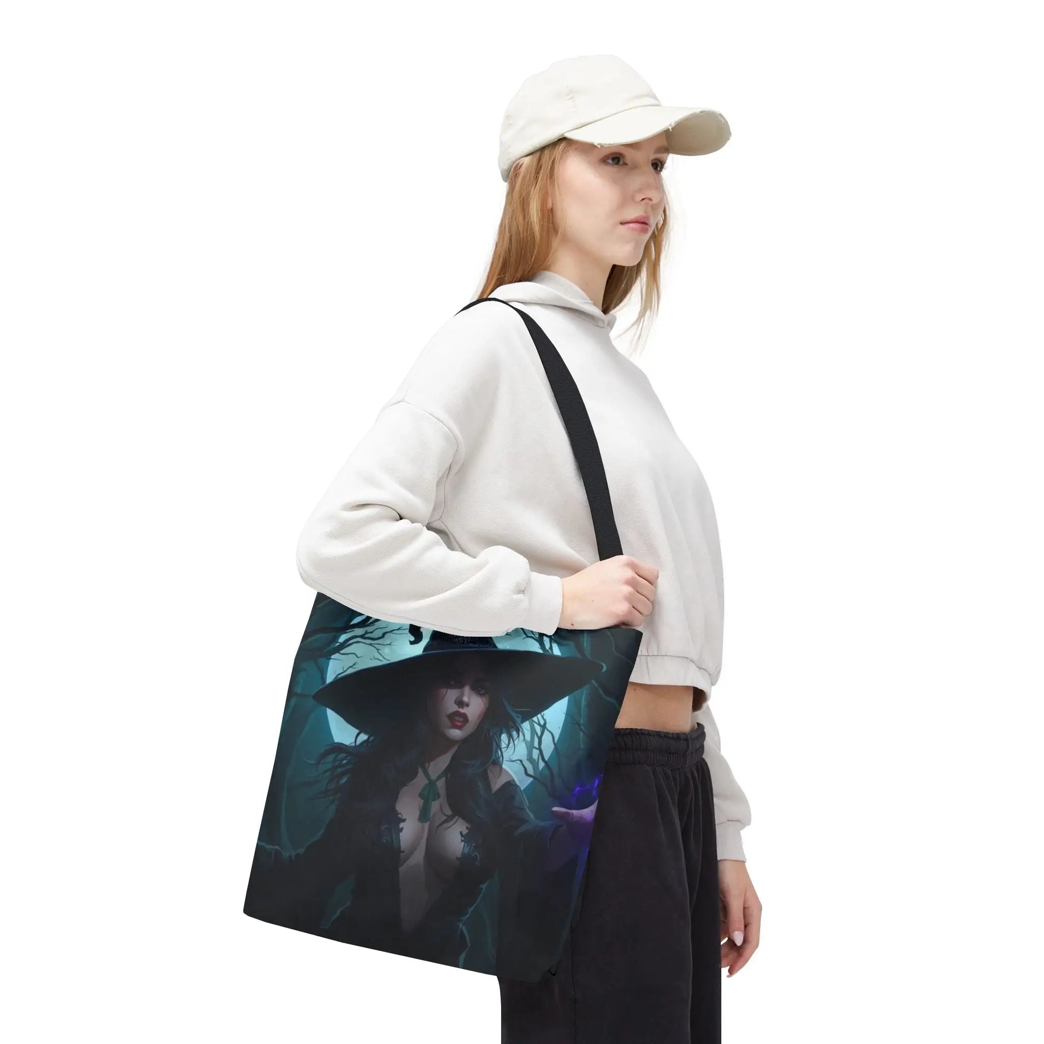 Gothic Witch Fantasy Women Everyday Weekend Getaway Tote Bag