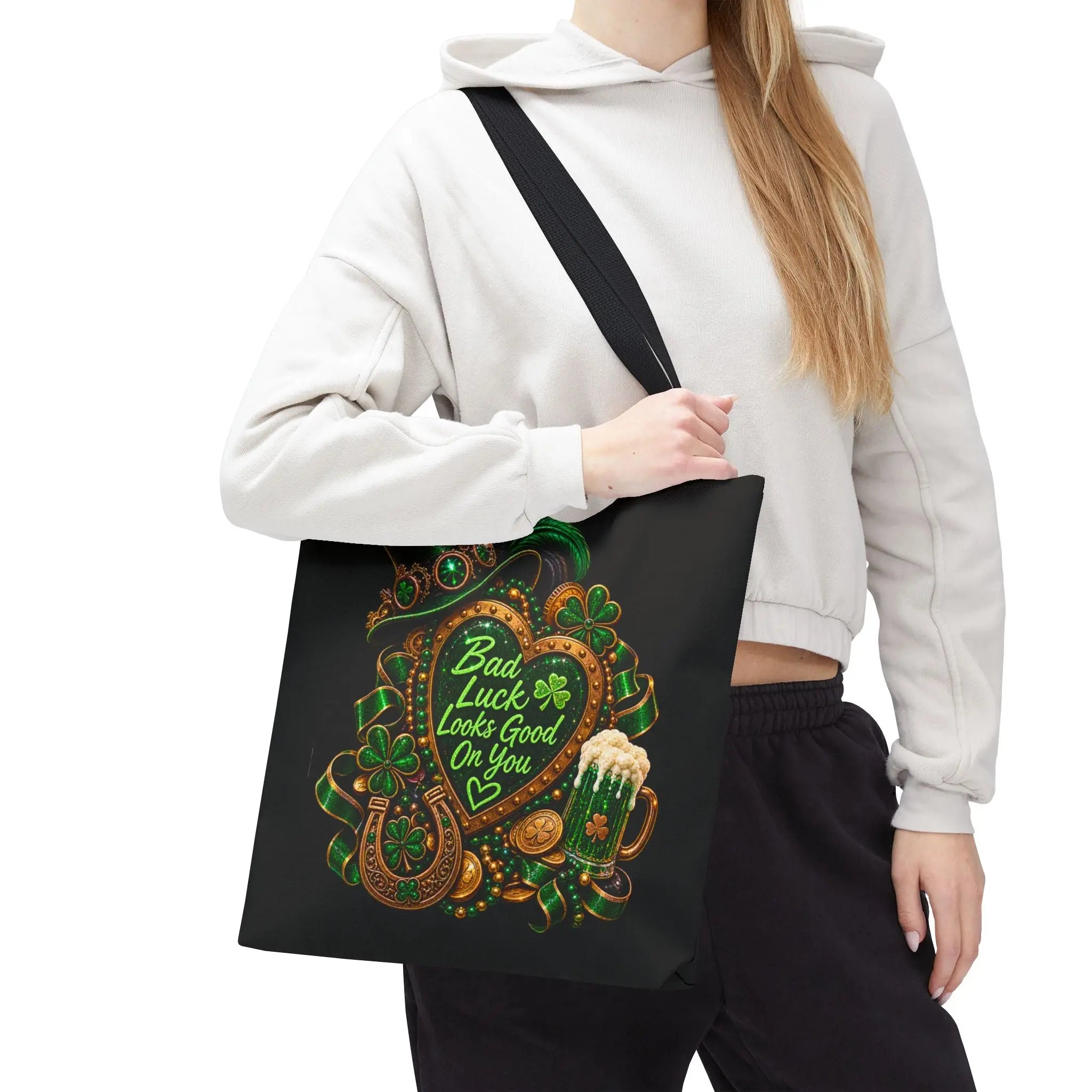 Bad Luck Looks Good on You Irish Tote Bag