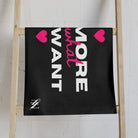 Do More of What You Want Hearts | Mix & Match Classic Fun-Flirty Lovers’ Towels