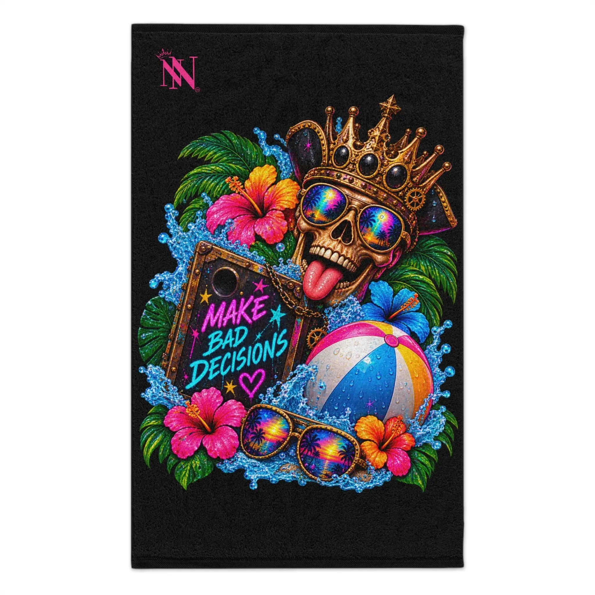 Make Bad Decisions Beach Day Sex Towel