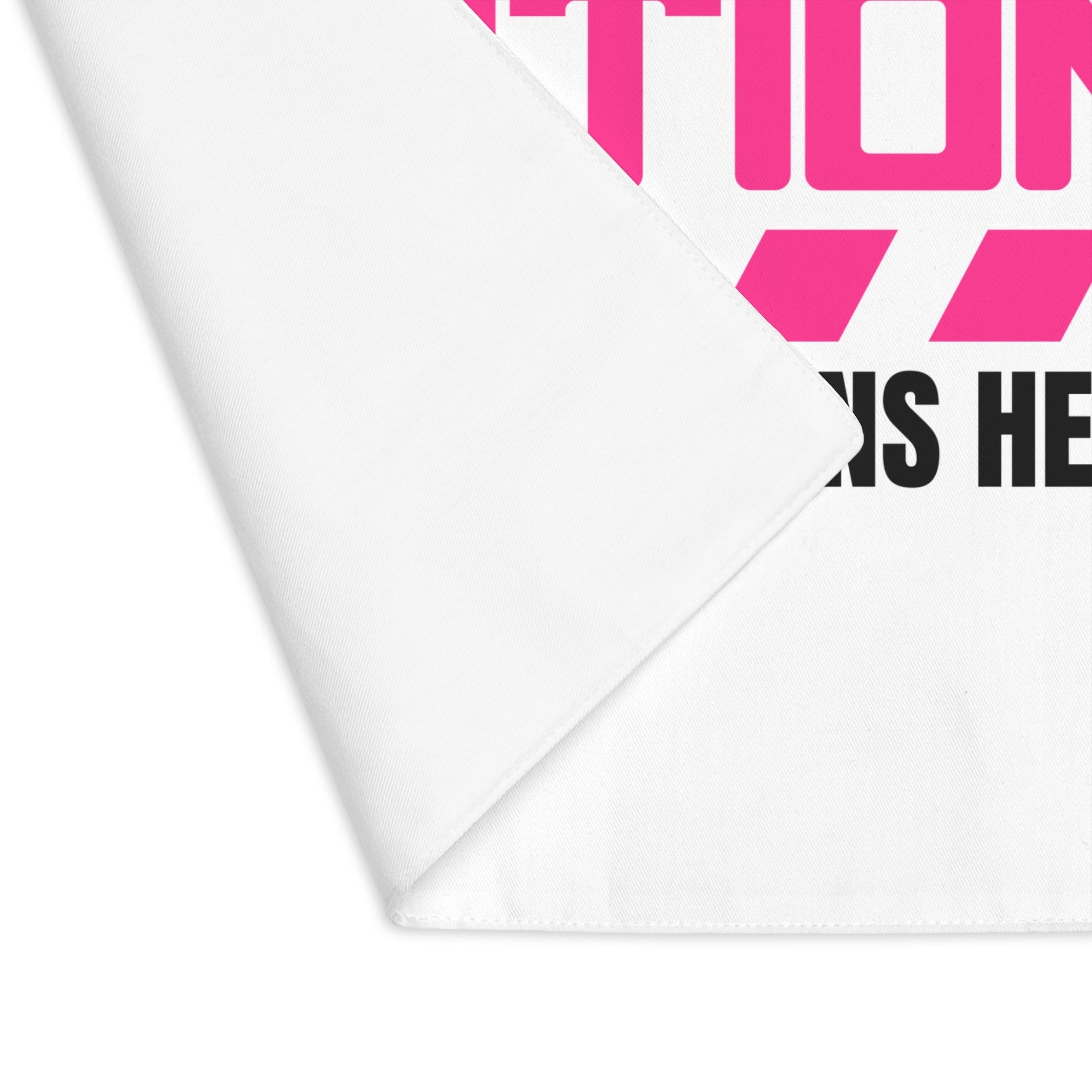 Caution: Messy Cum Happens Here | Mix & Match Playful Fun-Flirty Lovers’ Toy Mats