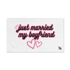 Just Married My Boyfriend | Mix & Match Classic Fun-Flirty Lovers’ Towels