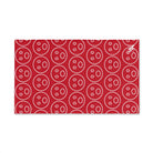 Surprised Emoji Pattern Red | Mix & Match Classic Fun-Flirty Lovers’ Towels