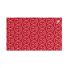 Surprised Emoji Pattern Red | Mix & Match Classic Fun-Flirty Lovers’ Towels