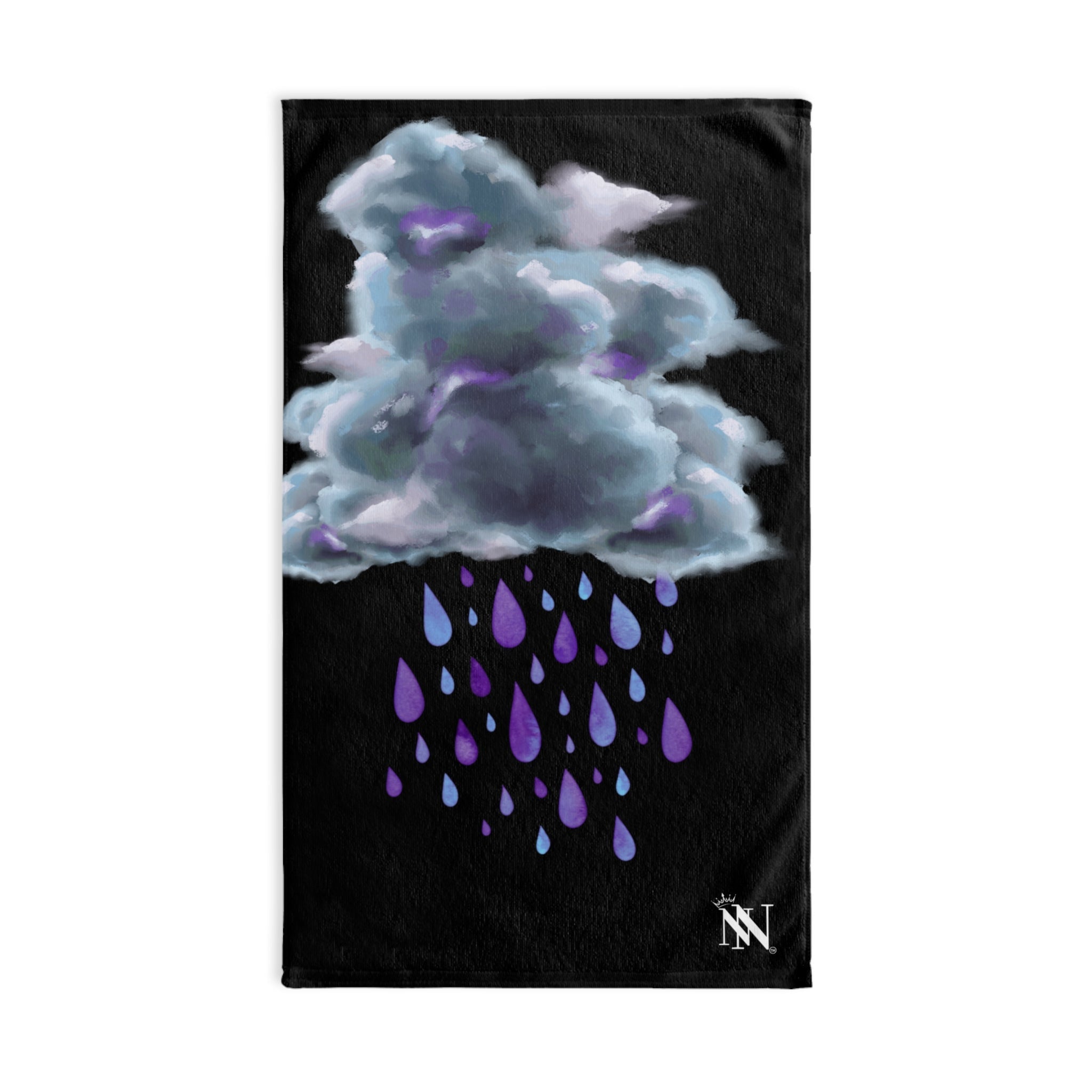 Purple Rain Cloud Cum Towel
