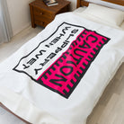 Caution Slippery When Wet | Mix & Match Fun-Flirty Lovers’ Blankets