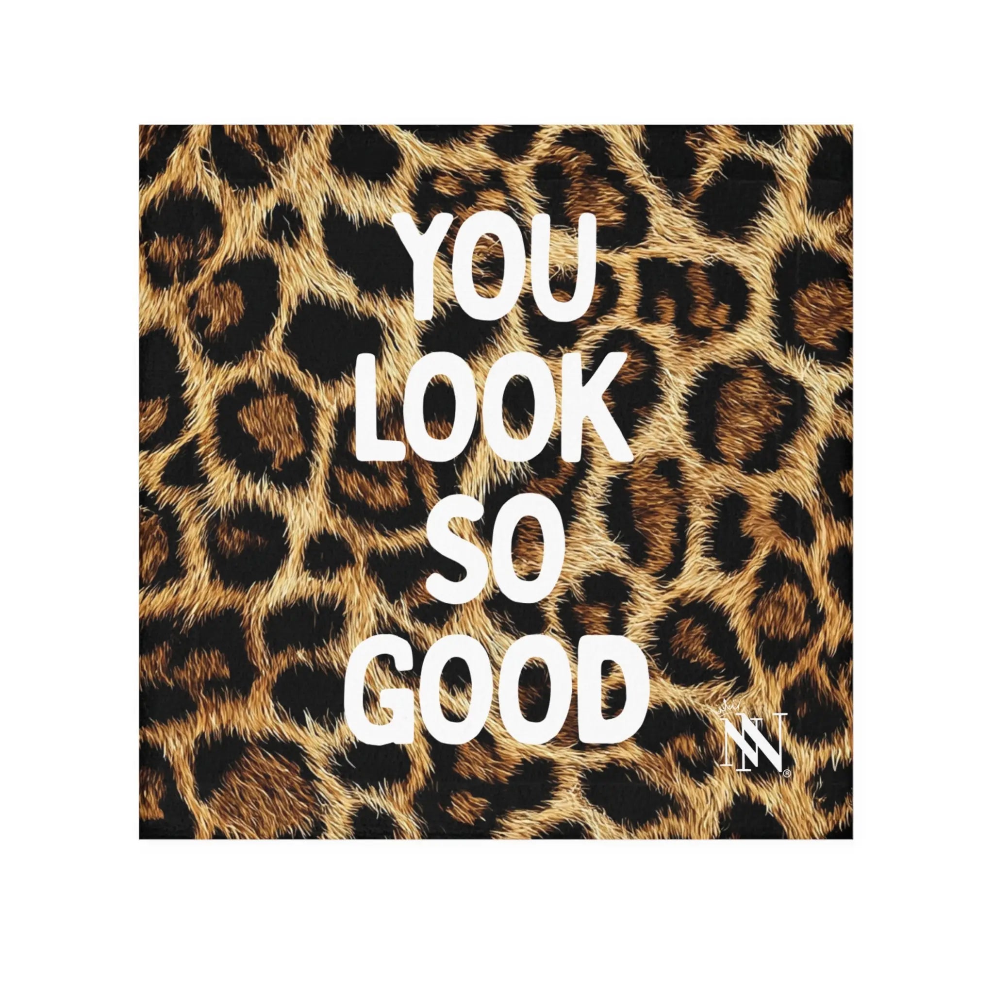 You Look So Good Realistic Cheetah Print Cum Rag