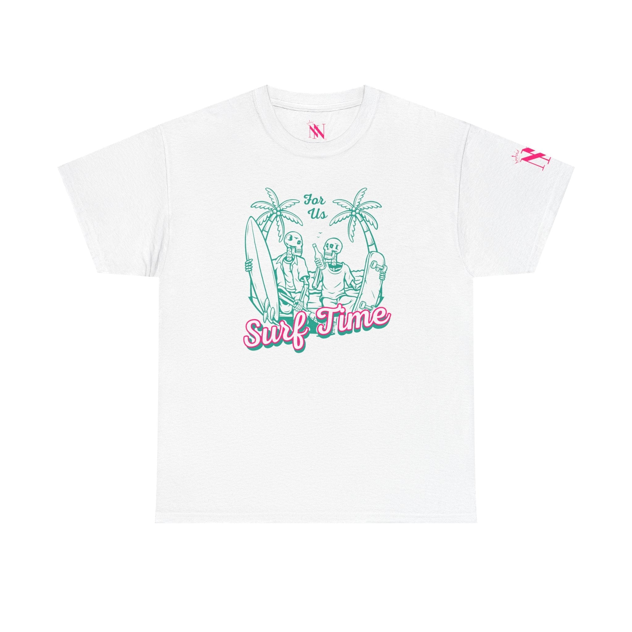 Surf Time for Us Romantic Couples Sex Gifts 100% Cotton T-Shirt