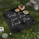 Trust Me Love Me Fuck Me | Mix Match Fun-Flirty Lovers’ Water-Resistant Blankets