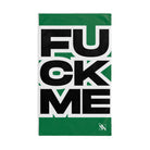 FUCK ME Block Letter Green Cum Towel