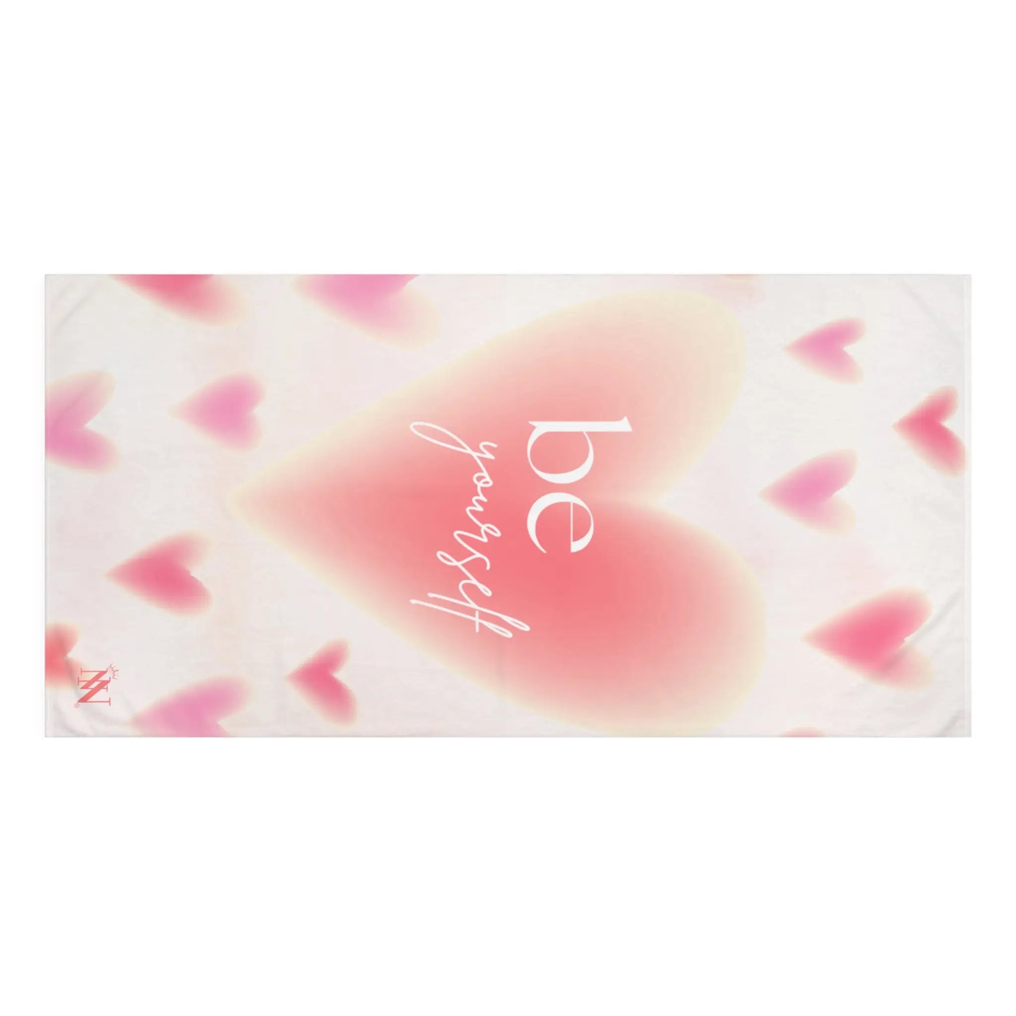 Be Yourself Heart Pattern Extra Large Sex Towel