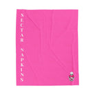 Nectar Napkins Brand Bright Pink Love Blanket