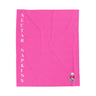 Nectar Napkins Brand Bright Pink Love Blanket