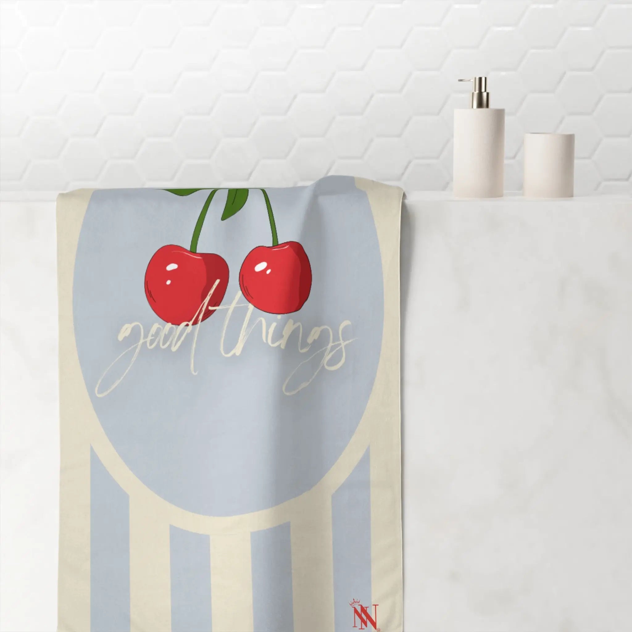 Good Things Cherry Stem Extra Large Sex Towel