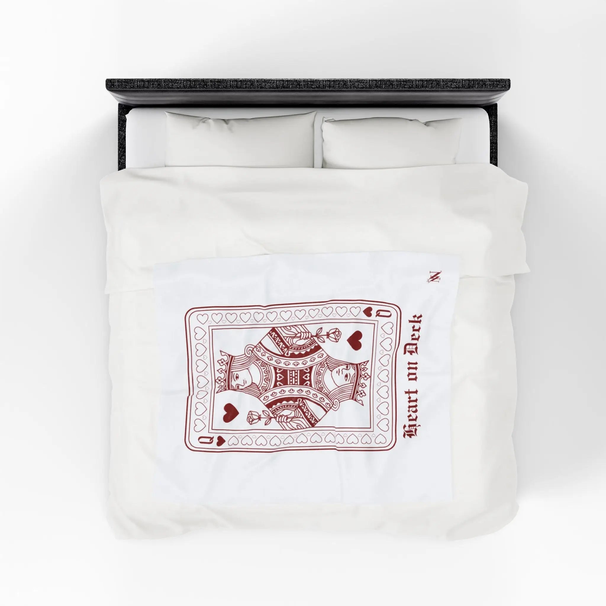 Queen Heart on Deck | Mix & Match Soft Fun-Flirty Lovers’ Blankets