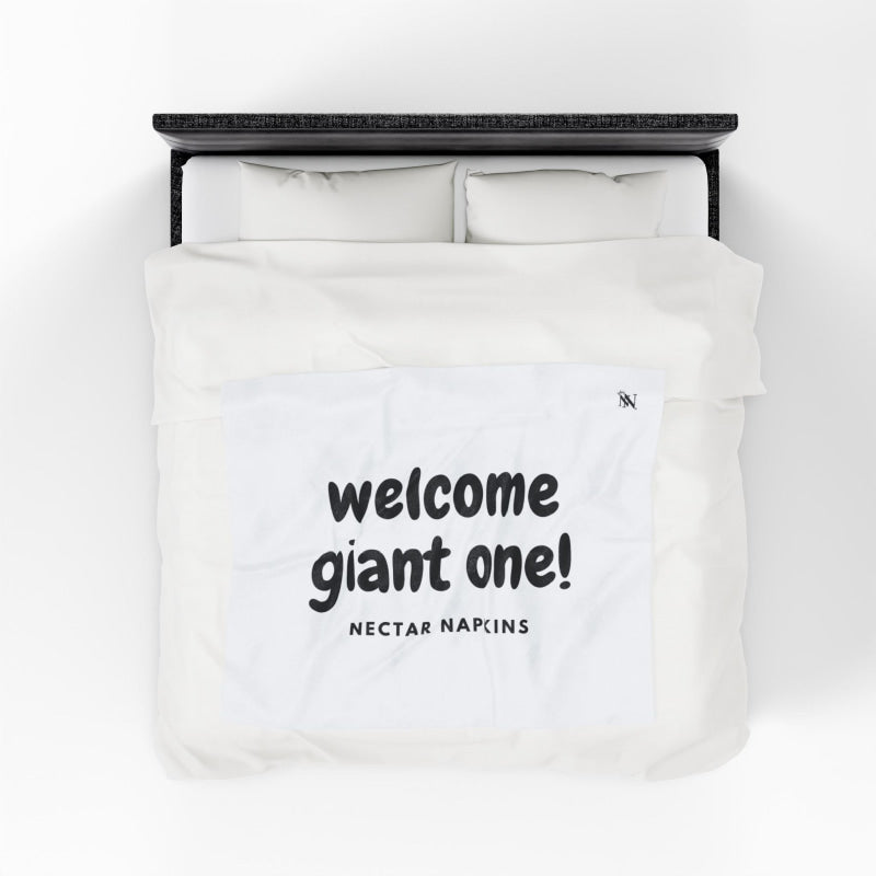 Welcome Giant One! | Mix & Match Fun-Flirty Lovers’ Blankets