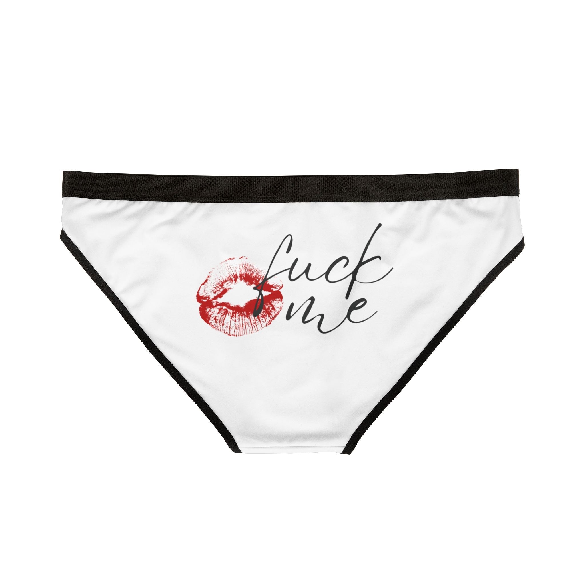 Fuck Me with a Kiss Romantic Sex Gifts Women’s Panties