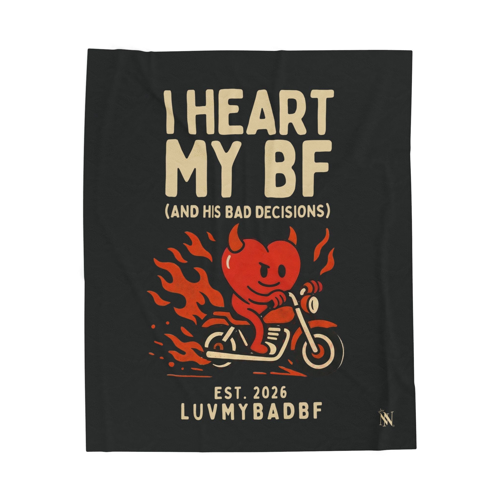 I Heart My BF | Mix & Match Soft Fun-Flirty Lovers’ Blankets