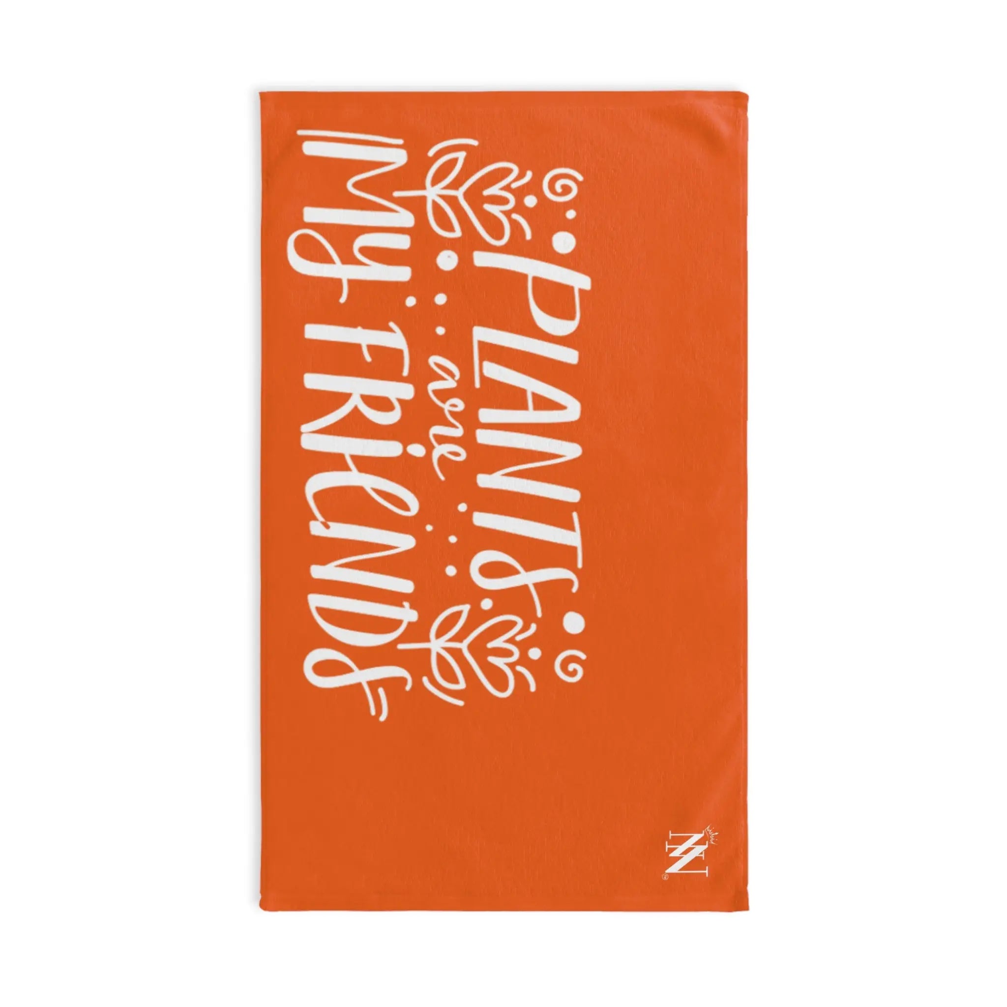 Plants Are My Friends Orange | Mix & Match Original Fun-Flirty Lovers’ Towels