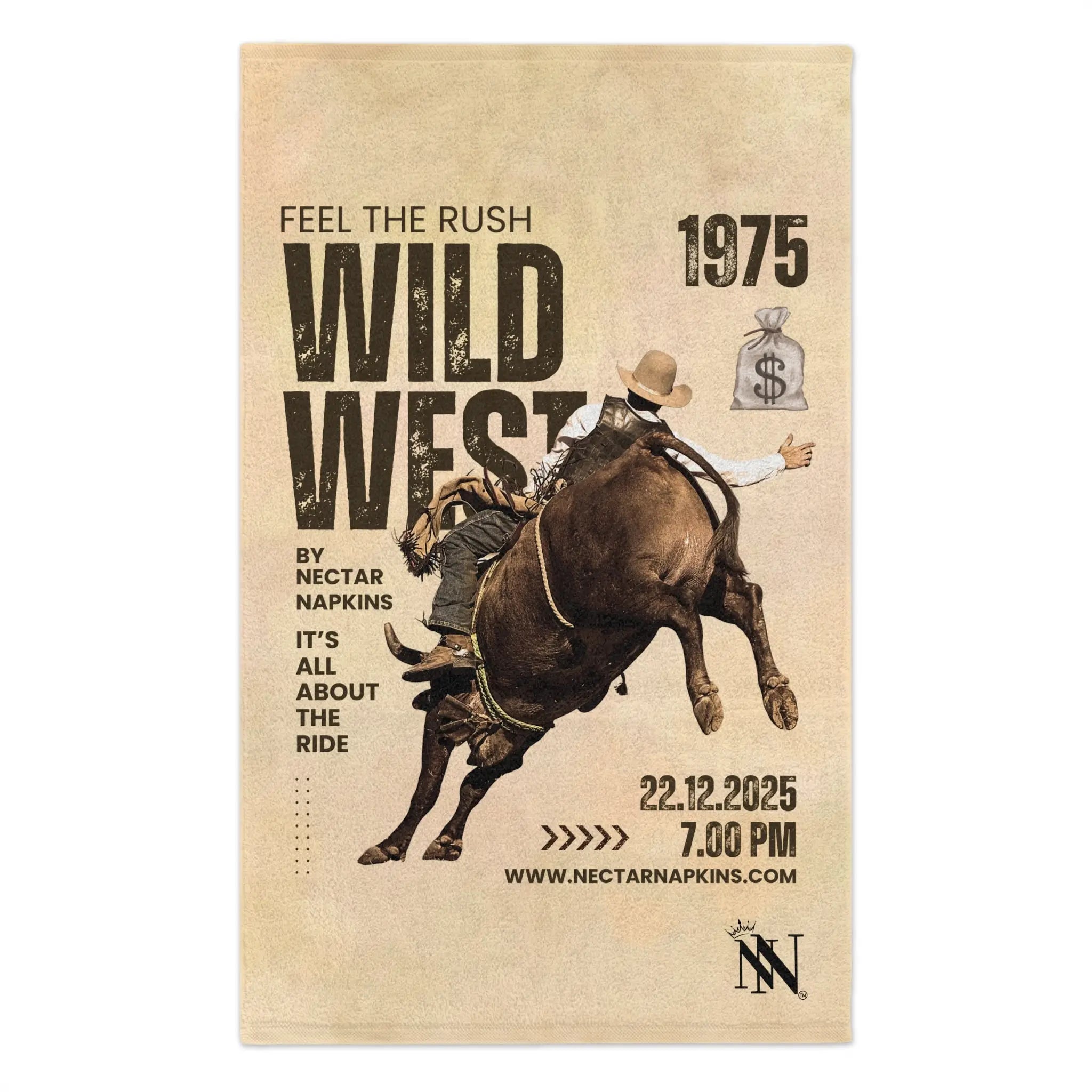Wild West Poster | Mix & Match Soft Fun-Flirty Lovers’ Towels