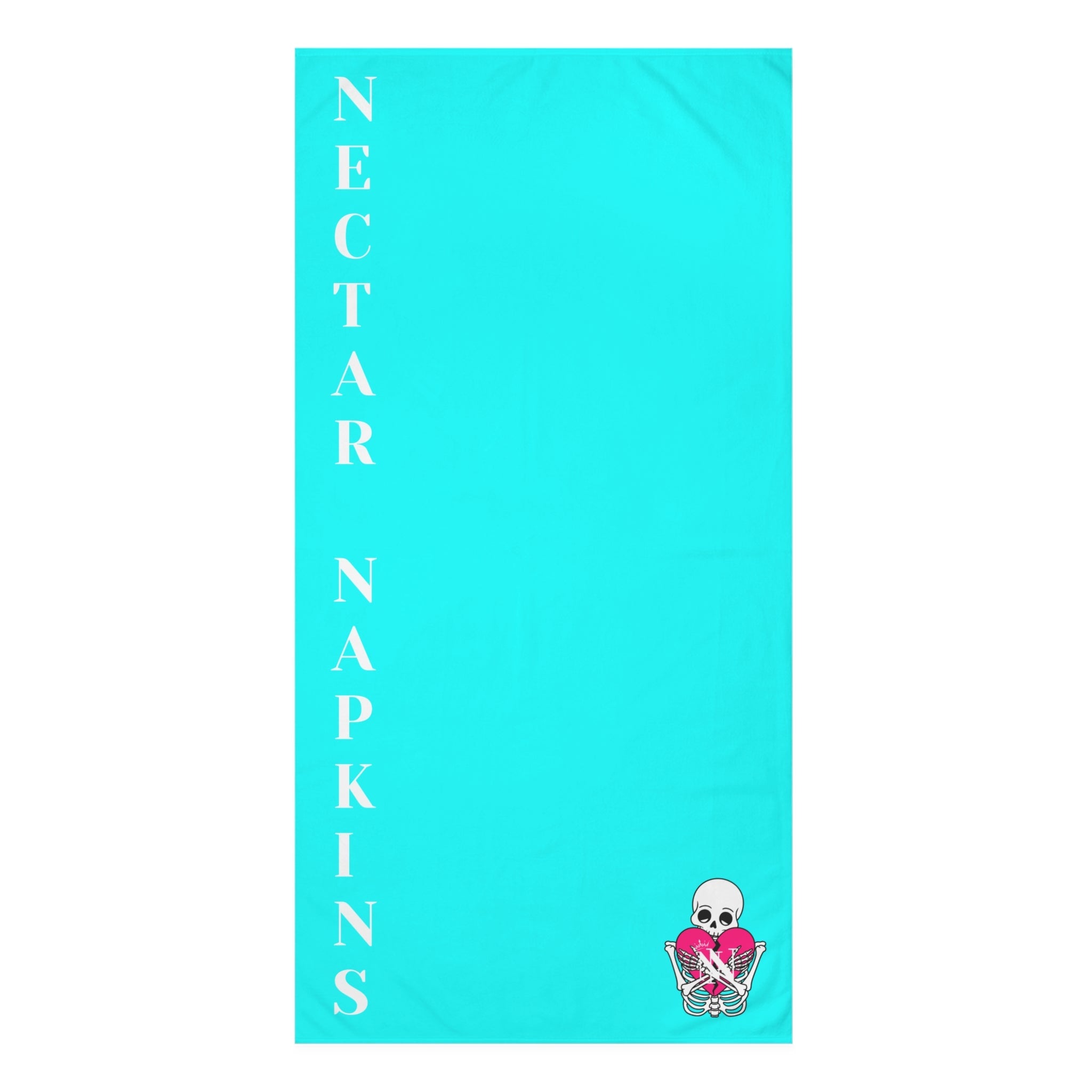 Nectar Napkins Brand Neon Blue Over Sized Sex Towel