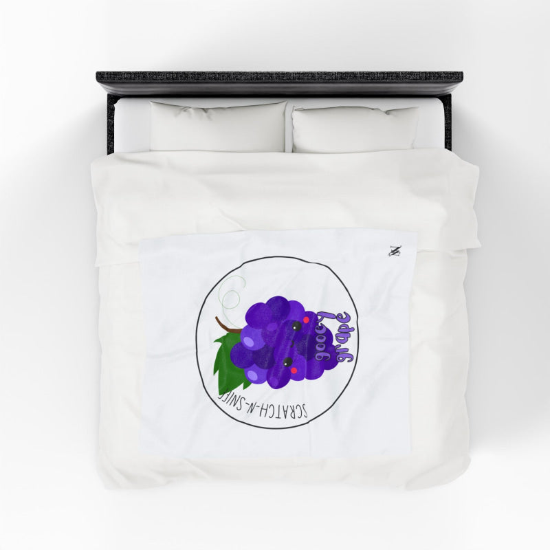 Gooey Grape Scratch N Sniff | Mix & Match Fun-Flirty Lovers’ Blankets