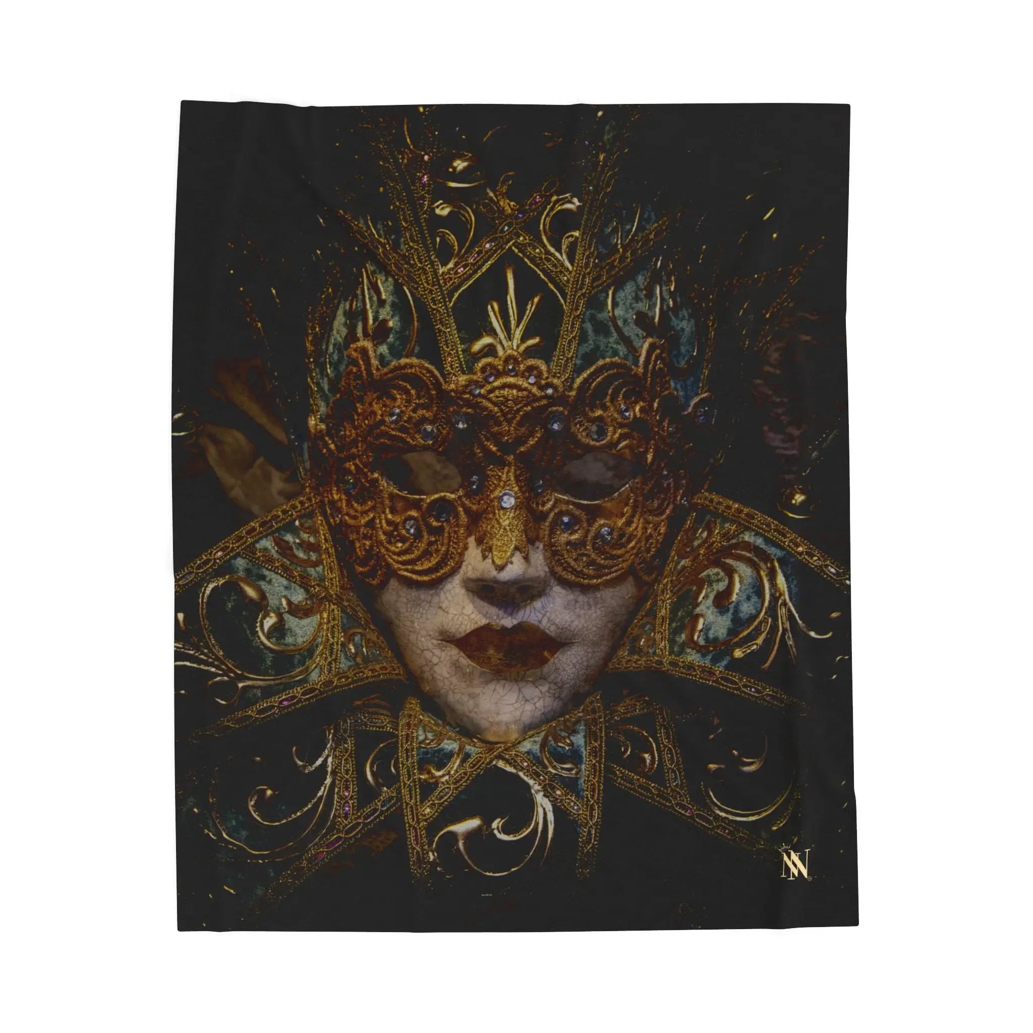 Masquerade Mask | Mix & Match Soft Fun-Flirty Lovers’ Blankets