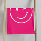Wink Emoji Signature Pink | Mix & Match Classic Fun-Flirty Lovers’ Towels