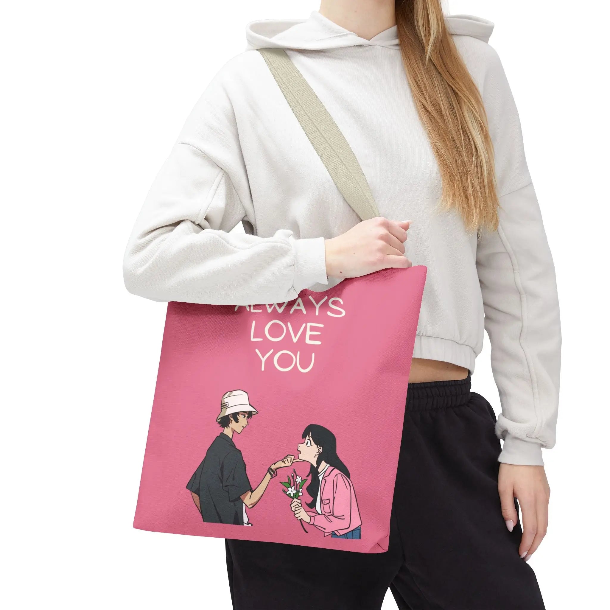I Will Always Love You Anime | Nectar Napkins Fun-Flirty Lovers’ Totes