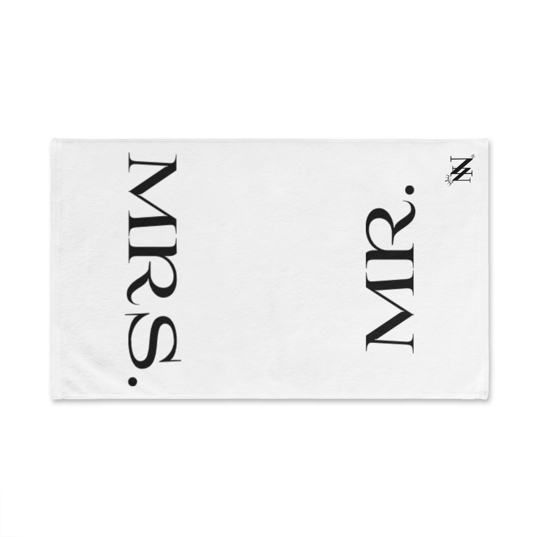 Mr Mrs Shareable White | Mix & Match Classic Fun-Flirty Lovers’ Towels