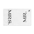Mr Mrs Shareable White | Mix & Match Classic Fun-Flirty Lovers’ Towels