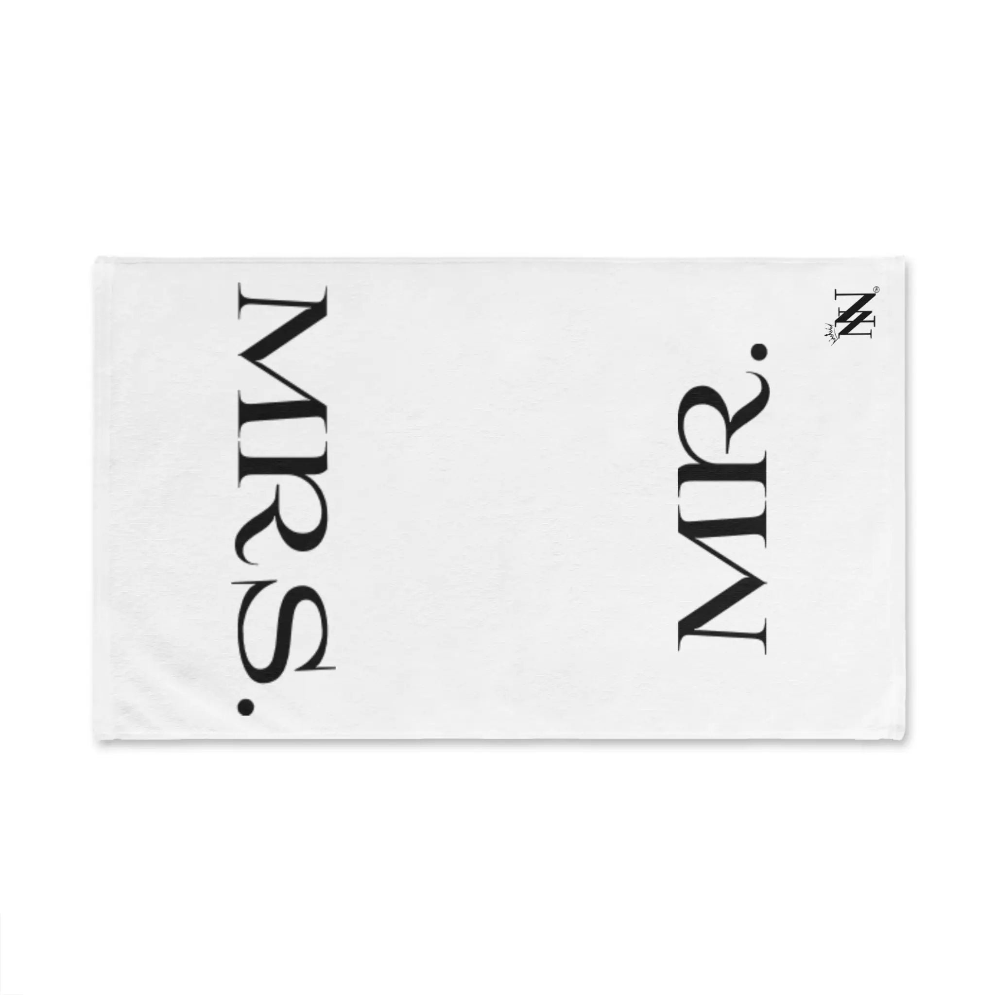 Mr Mrs Shareable White | Mix & Match Classic Fun-Flirty Lovers’ Towels