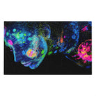 She Glows Blacklight Graphic | Mix & Match Soft Fun-Flirty Lovers’ Towels