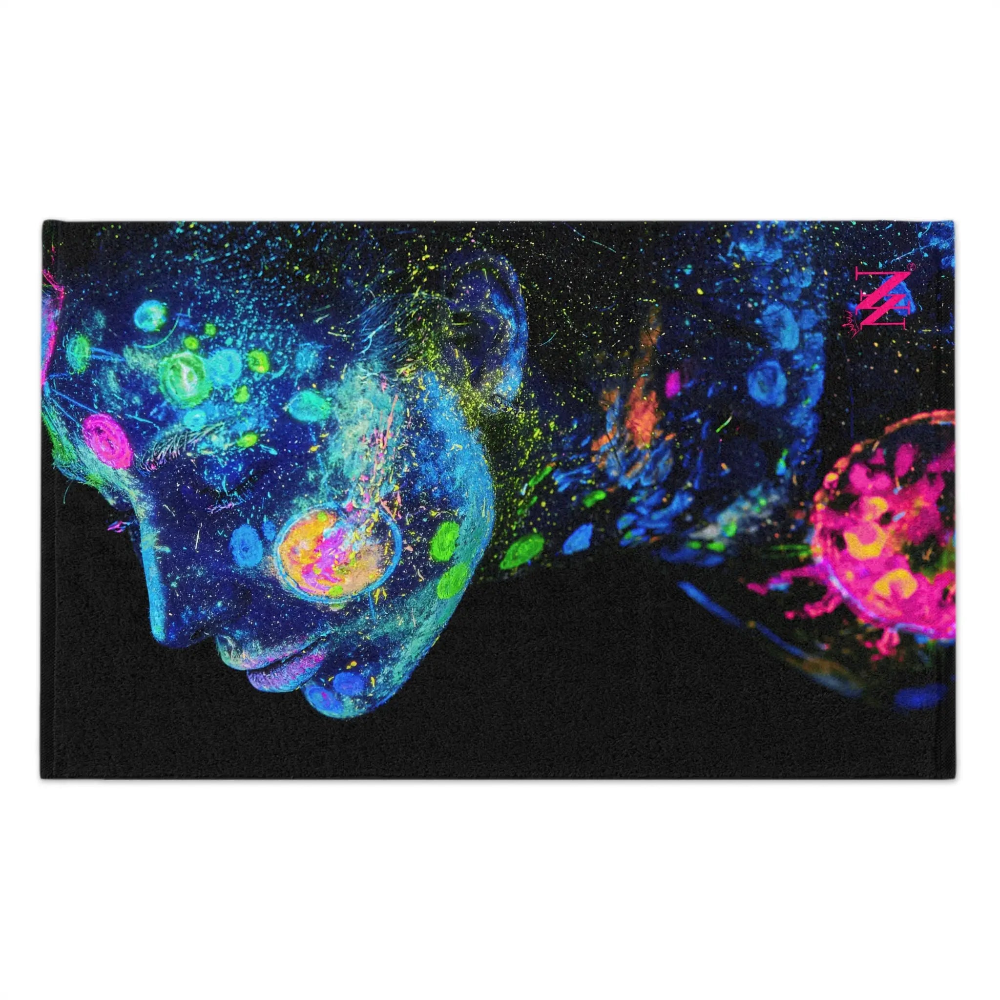 She Glows Blacklight Graphic | Mix & Match Soft Fun-Flirty Lovers’ Towels