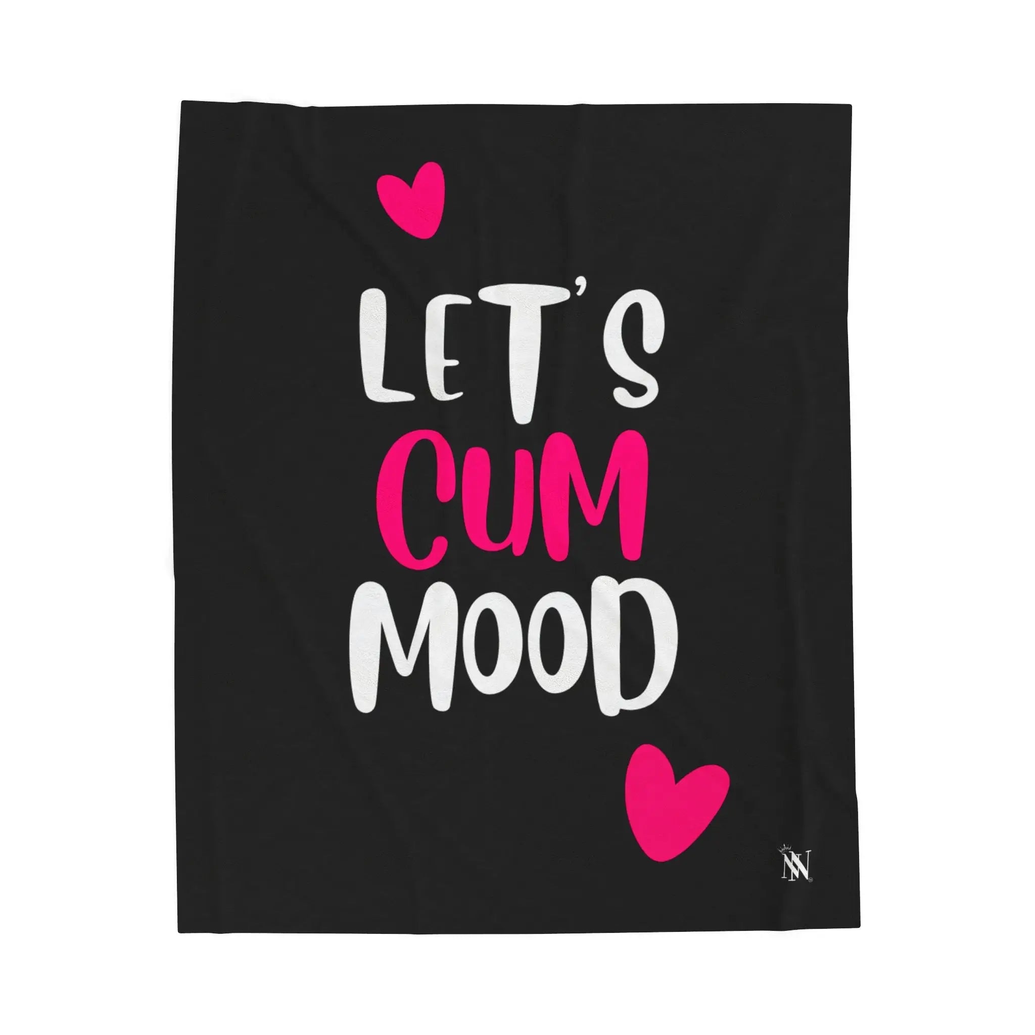 Let’s Cum Mood Hearts Romantic Sex Gifts Blanket