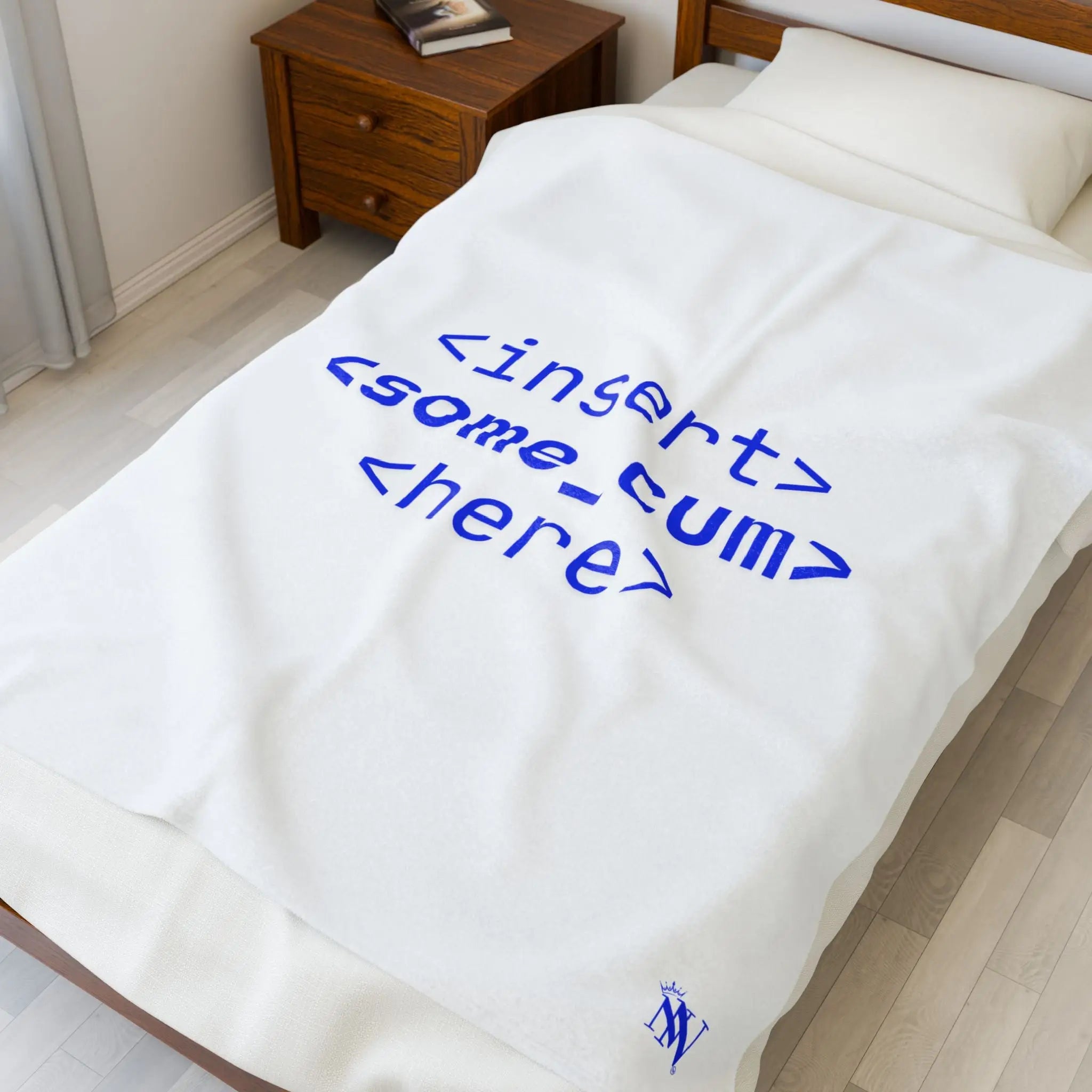 Cum Code | Mix & Match Velveteen Fun-Flirty Lovers’ Blankets